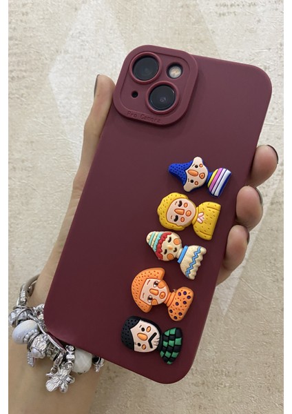 ACR Aksesuar Apple iPhone 15 Uyumlu 3D Cartoon Tasarım Soft Kılıf