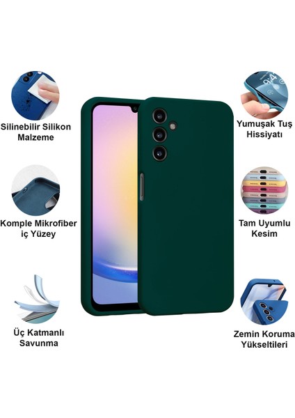 Samsung Galaxy A25 Kılıf Lansman Premium Silinebilir Silikon fiyatları