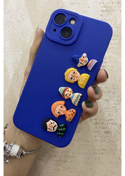 Apple iPhone 15 Uyumlu 3D Cartoon Tasarım Soft Kılıf