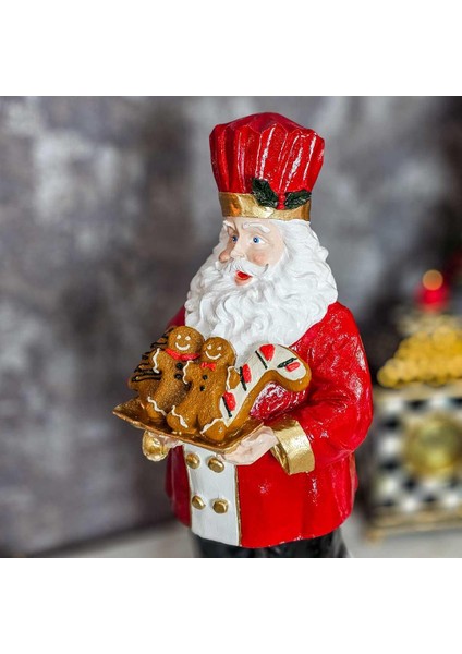 Aşçı Noel Baba Heykeli