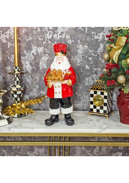 Aşçı Noel Baba Heykeli