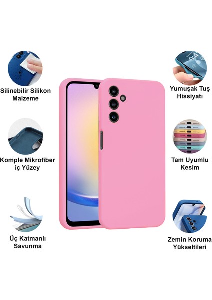 Samsung Galaxy A25 Kılıf Lansman Premium Silinebilir Silikon fiyatları