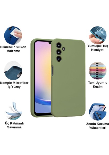 Samsung Galaxy A25 Kılıf Lansman Premium Silinebilir Silikon fiyatları