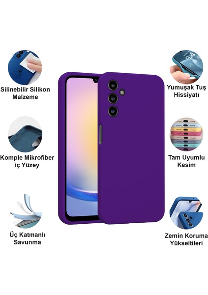 Samsung Galaxy A25 Kılıf Lansman Premium Silinebilir Silikon fiyatları