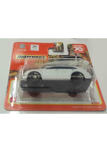 Match.. 70 Years 1:64 18 Bentlet Bentayga ( Küçük Boy Metal Araba fırsatları