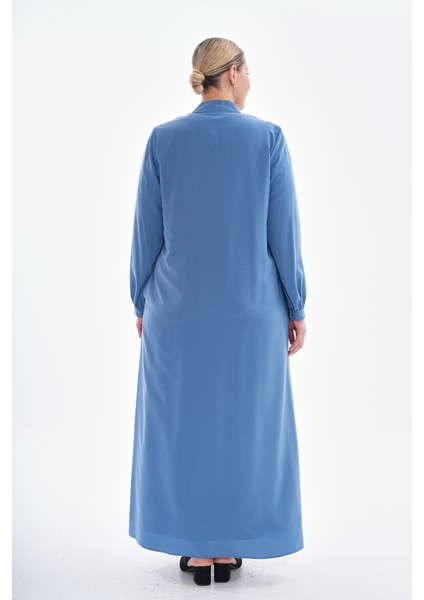 Medine Ipeği Günlük Çakma Incili Fermuarlı Ferace fırsatları