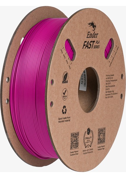 Fast Pla Filament Mor 1.75MM 1kg Standart