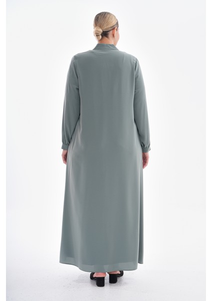 Medine Ipeği Günlük Çakma Incili Fermuarlı Ferace fırsatları