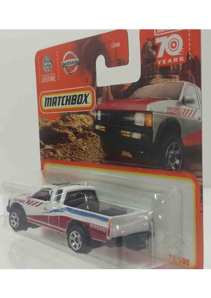 Match.. 70 Years 1:64 95 Nissan HARDBODYD21 Pick-Up ( Küçük Boy Metal Araba ) modelleri