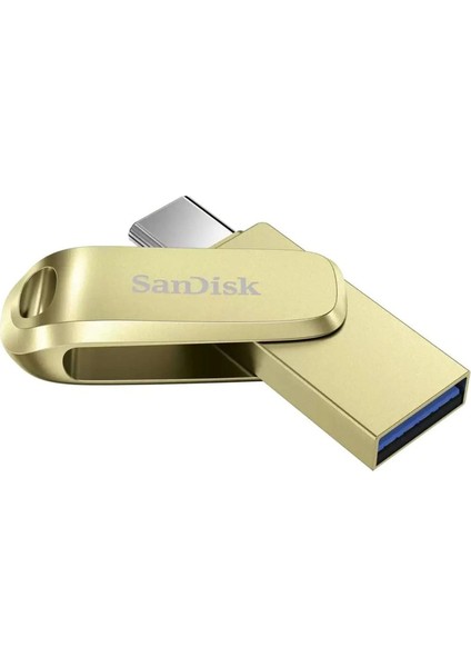 Ultra Dual Drive Luxe 128GB Type-C USB 3.2 Flash Bellek Gold SDDDC4-128G-G46GD