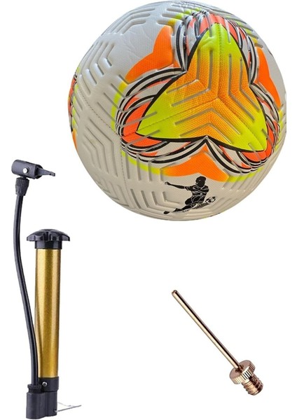 Spor Profesyonel Futbol Topu Top Pompası ve Top Iğnesi 5 Numara Makine Dikişli Top