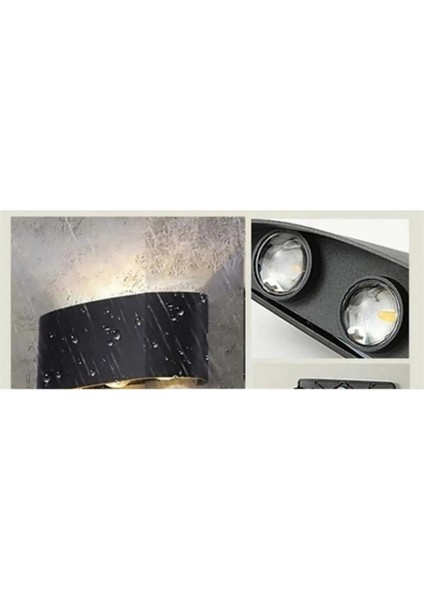 Haiti Günışığı Hüzmeli LED Aplik 220 V Su Geçirmez 10W 3200K Iç Dış Mekan Aydınlatma fırsatları