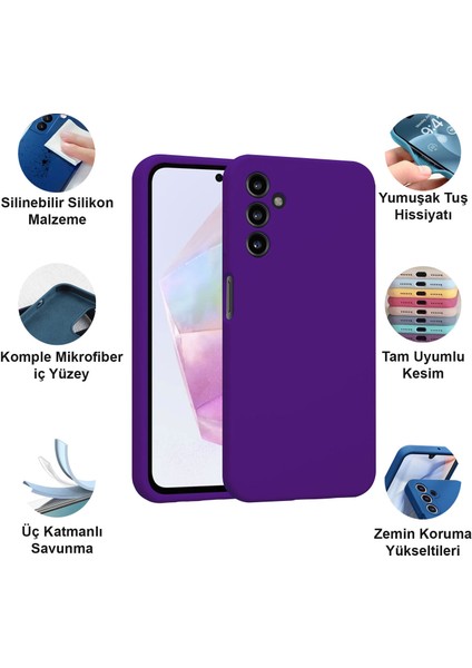 Samsung Galaxy A35 Kılıf Lansman Premium Silinebilir Silikon fiyatları