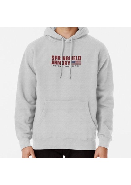 Divine Springfield Armory Beasts Springfield Armory Legend Springfield Baskılı Kapşonlu Sweatshirt