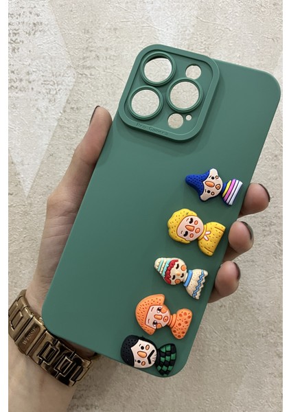 Apple iPhone 15 Pro Max Uyumlu 3D Cartoon Tasarım Soft Kılıf