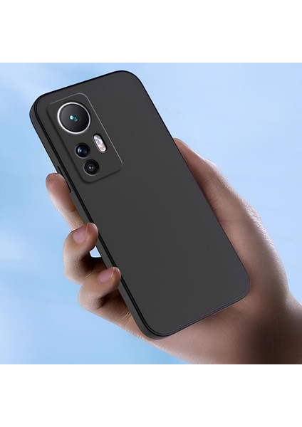 Xiaomi Mi 12 Pro Premium Silikon Kılıf Siyah modelleri