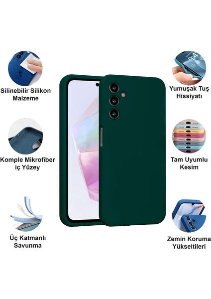 Samsung Galaxy A35 Kılıf Lansman Premium Silinebilir Silikon fiyatları