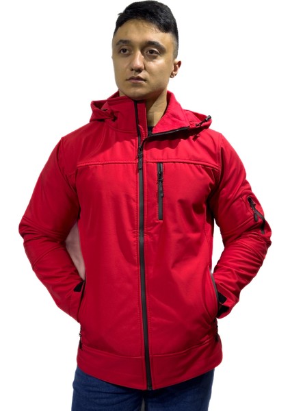 / Soft Shell Kırmızı Mont
