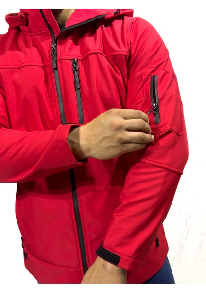 / Soft Shell Kırmızı Mont indirimleri