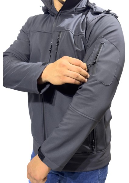/ Soft Shell Antrasit Mont fırsatları