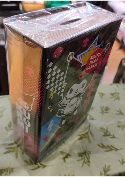 Kuromi Figürlü Kitap Şeklinde Kilitli Para Kasası Kumbara fiyatları