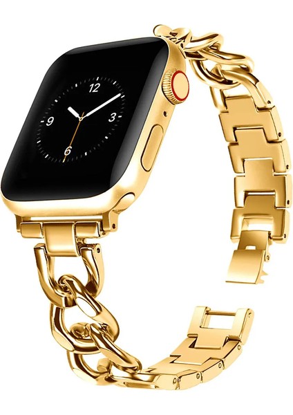 Apple Watch Band Ultra 1/2 Uyumlu 42/44/45/46/49 Mm, Iwatch Seri 10 46MM Paslanmaz Çelik Denim Zincir Şık Kordon fiyatları