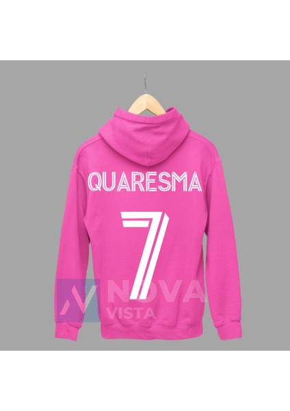 Ricardo Quaresma 7 Numara Sırt Forma Baskılı Unisex Kapüşonlu Sweatshirt