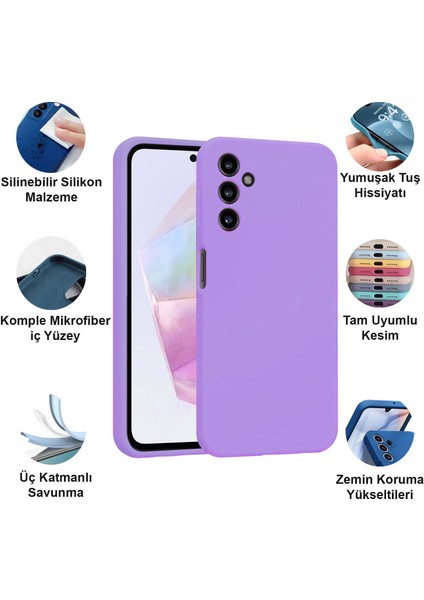 Samsung Galaxy A35 Kılıf Lansman Premium Silinebilir Silikon fiyatları