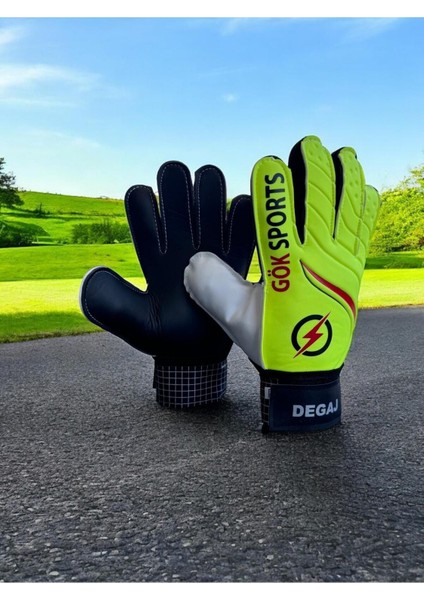 Degaj Yetişkin Big Çocuk Kaleci Eldiveni Junior Kidz Goalkeeper Gloves Bilek Bandajlı 5-6-7-8-9-10 fiyatları