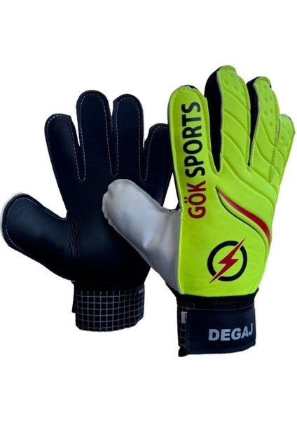 Degaj Yetişkin Big Çocuk Kaleci Eldiveni Junior Kidz Goalkeeper Gloves Bilek Bandajlı 5-6-7-8-9-10 modelleri