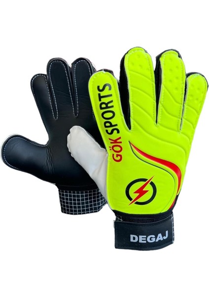 Degaj Yetişkin Big Çocuk Kaleci Eldiveni Junior Kidz Goalkeeper Gloves Bilek Bandajlı 5-6-7-8-9-10 indirimleri