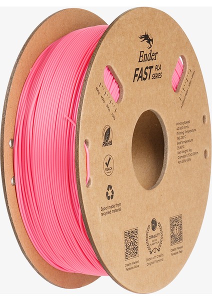 Fast Pla Filament Pembe 1.75MM 1kg Standart