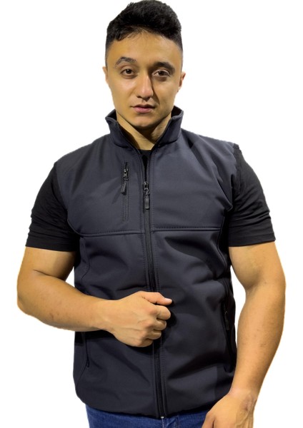 / Soft Shell Antrasit Yelek