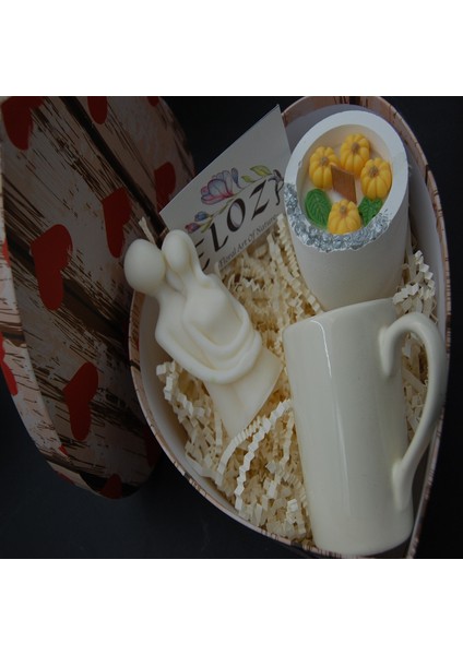 Sevgiliye Özel Yılbaşı Konseptli Soya Wax Mum fiyatları