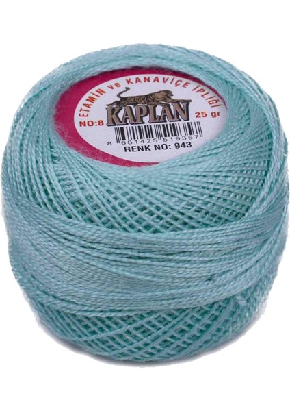 3 Adet Kaplan Etamin ve Kanaviçe Ipi 8 No Kod/renk: 603 - 943 - 582 - Ryl