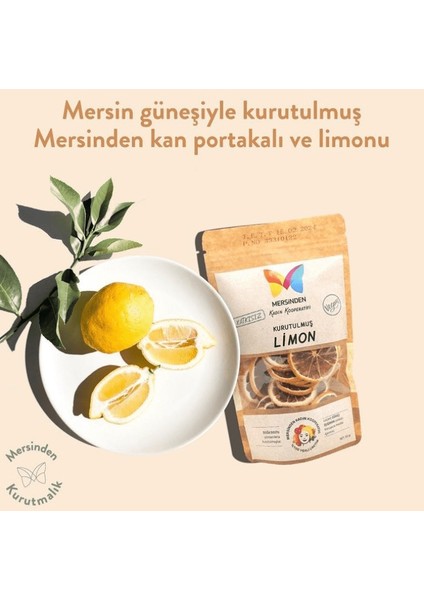 Katkısız Kurutulmuş Limon 50 gr