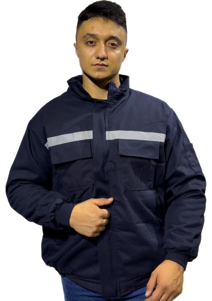 Gabardin 7/7 Reflektörlü Kışlık Mont Lacivert modelleri