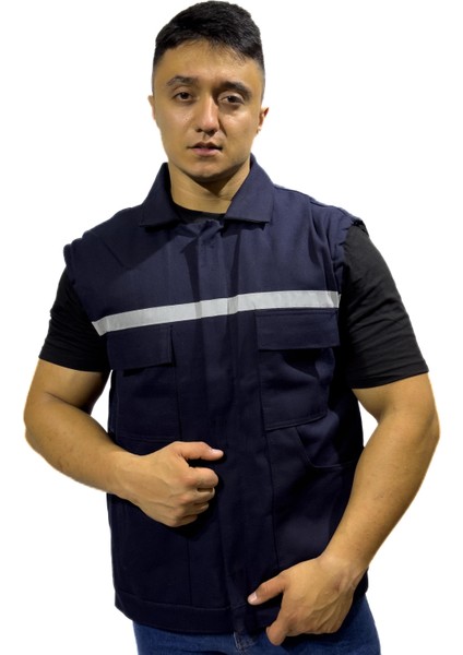 Gabardin 7/7 Reflektörlü Kışlık Yelek