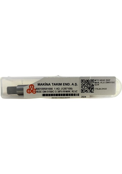 Mte Hsse Düz Mak. Klv. DIN5156C G3/8"19 109581666