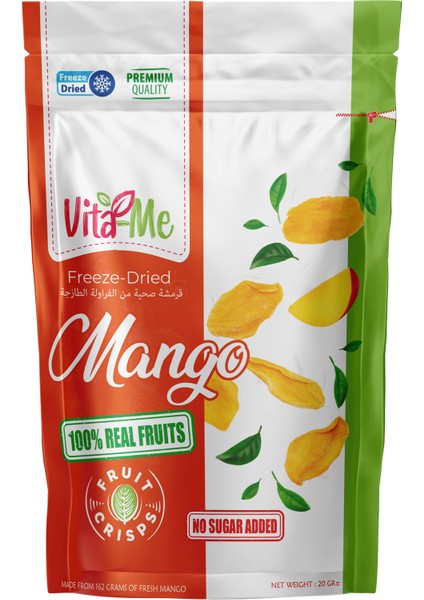 Freeze Dried Mango 20 Gram - Dondurularak Kurutulmuş Çıtır Mango Atıştırmalık
