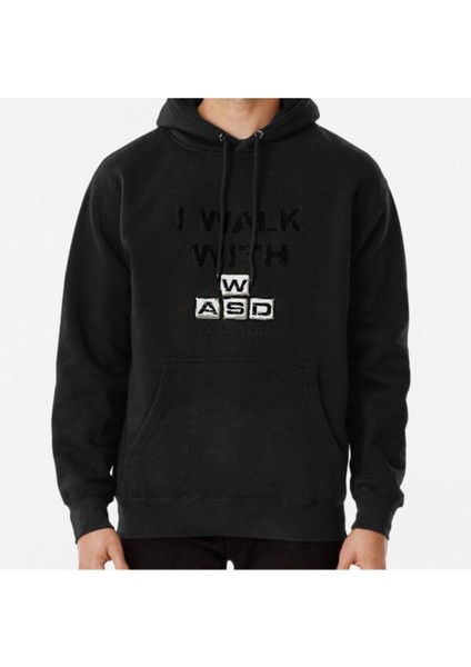 I Walk Wıth Wasd (And Sprint With Shift) Baskılı Sweatshirt