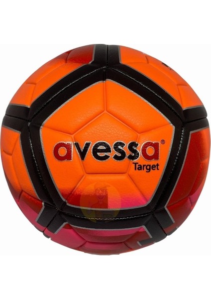 Target Renkli Halı Saha Futbol Topu Dikişli 5 Numara