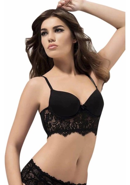 Pileli Store X-Lady Desteksiz Dantel Büstiyer Sütyen 4015