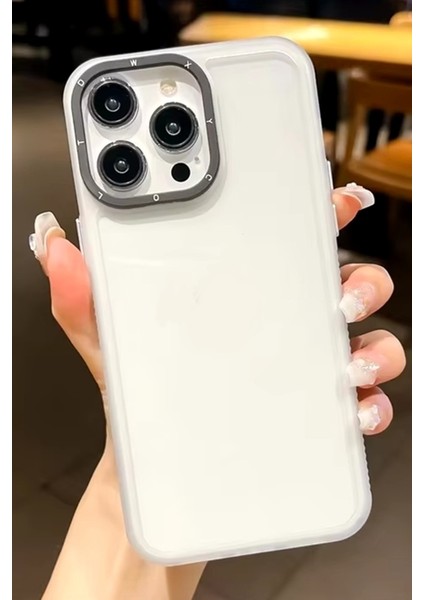 Apple iPhone 16 Pro Kılıf Kamera Korumalı Renkli Şeffaf