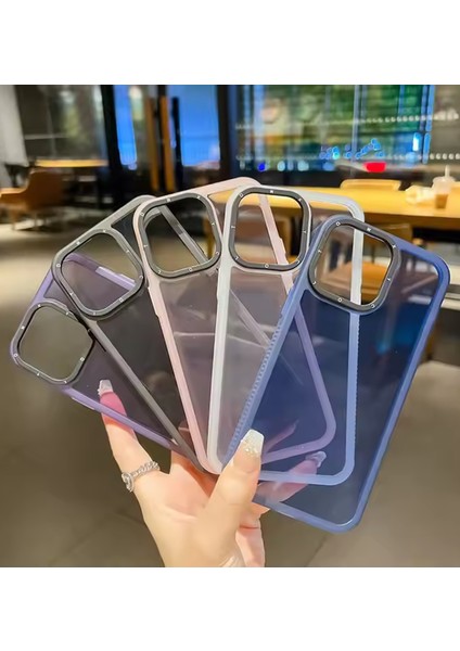 Apple iPhone 16 Pro Max Kılıf Kamera Korumalı Renkli Şeffaf fiyatları