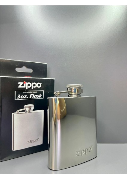 Orijinal Paslanmaz Çelik 3 Oz (89 Ml) Viski Likör Votka Konyak Cep Matarası