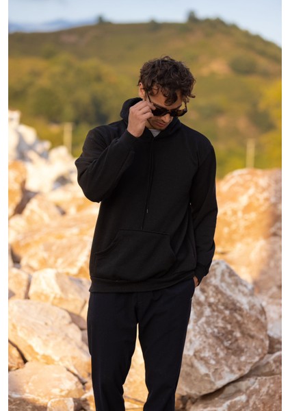 Unisex Hoodie Kalın Oversize Kapüşonlu Sweatshirt indirimleri