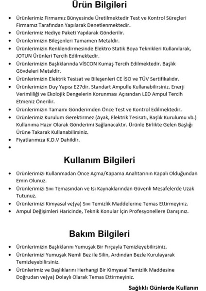 Ma x i Turuncu - Siyah Abajur