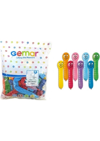 As-1 Gemar Spiral Balon 100 Adet -Dinamik Oyuncak