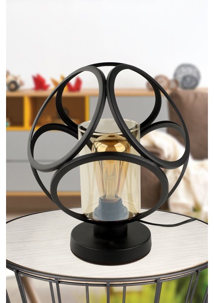 Silvia Masa Lambası Siyah